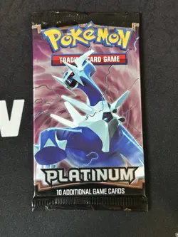 SEALED UNWEIGHED 2009 Pokemon Platinum Base Booster Pack Dialga Artwork - Image 1