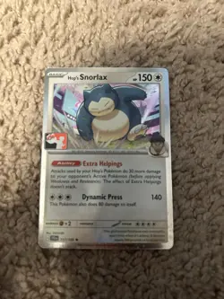 Pokemon TCG Hop's Snorlax Prize Pack Series Cosmos Holo Journey Together 117/159 - Image 1