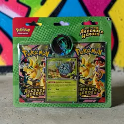 Pokemon TCG Ascended Heroes 2-pack Blister Pack Factory Sealed Erika’s Tangela - Image 1