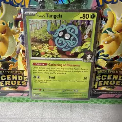 Pokemon TCG Ascended Heroes 2-pack Blister Pack Factory Sealed Erika’s Tangela - Image 3