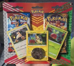 Pokemon TCG Blister Pack : 2 Booster Packs + 3 Promo Cards +Coin Sealed!! New!! - Image 2