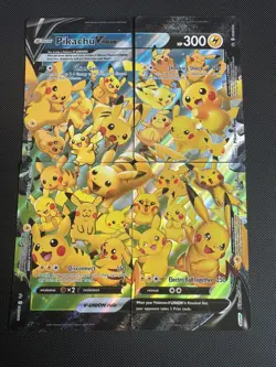 Pikachu V-Union SWSH 139 140 141 142 [Set of 4] Black Star Promo Pokemon Cards! - Image 1