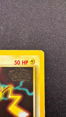 Pokemon TCG Pikachu Promo 4 Kids WB First Movie Vintage 1999 Card - Image 3