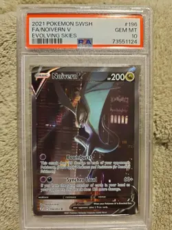 NOIVERN V - (2021) POKEMON SWSH FA - EVOLVING SKIES - # 196 - GRADED PSA GEM... - Image 1