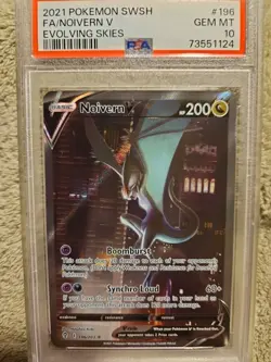 NOIVERN V - (2021) POKEMON SWSH FA - EVOLVING SKIES - # 196 - GRADED PSA GEM... - Image 2