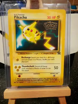 Pikachu Promo 4 Pokemon TCG Wizards Black Star English 1999 50 HP Basic - Image 2