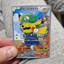 4 Card Bundle - Mega Charizard Pikachu Cosplay Holo Promo Japanese Style Pokemon - Image 2