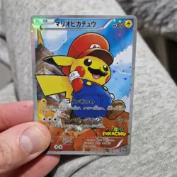 4 Card Bundle - Mega Charizard Pikachu Cosplay Holo Promo Japanese Style Pokemon - Image 4