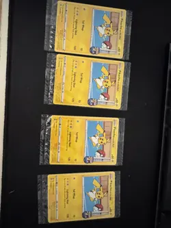 4 x Pokemon TCG Futsal Promo Card Pikachu On the Ball 001/005 Sealed NM 🔥 - Image 1