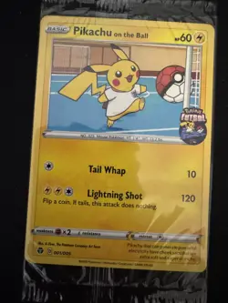 4 x Pokemon TCG Futsal Promo Card Pikachu On the Ball 001/005 Sealed NM 🔥 - Image 3