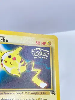 Pikachu #4 Black Star Movie Promo 1999 WOTC Pokemon Card Wizards Stamped (S82) - Image 3