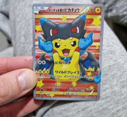 Pokemon Gyarados Pikachu Holo Promo Japanese Style Full Art Card - SET OF 4 - Image 1