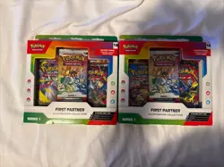 (2) Pokemon TCG First Partner Illustration Collection Series 1 Box Lot English - Image 1