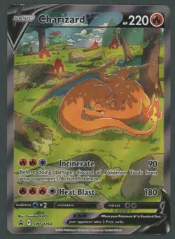 Charizard V Pokemon Sword & Shield Promo Cards #SWSH260 Holo NM - Image 1