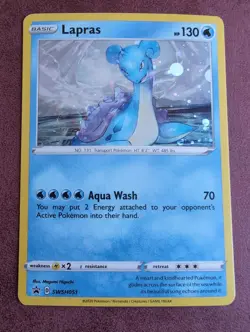 Pokemon: Lapras Holo SWSH Sword & Shield Promo Cards SWSH051 NM - Image 1