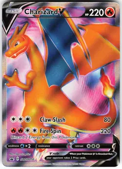 Charizard V - SWSH050 Pokemon SWSH: Sword & Shield Promo Cards Holo Promo NM - Image 1