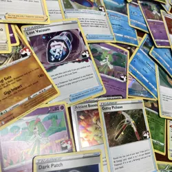 Pokemon Cards 90+ LOT Of LEAGUE PLAY PRIZE PACK Stamped holo cards 75% holo VTG - Image 2