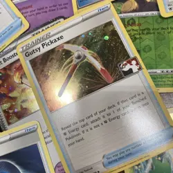 Pokemon Cards 90+ LOT Of LEAGUE PLAY PRIZE PACK Stamped holo cards 75% holo VTG - Image 3
