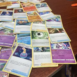 Pokemon Cards 90+ LOT Of LEAGUE PLAY PRIZE PACK Stamped holo cards 75% holo VTG - Image 5