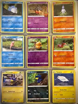 Pokemon Yuka Morii Clay Sculpture Theme Binder Lot 18 - Smoliv Lillipup Cards - Image 3