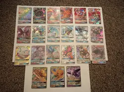 Lot of 21 RARE GX Pokemon cards Charizard Rainbow Ho Oh Gyarados Umbreon & More! - Image 1