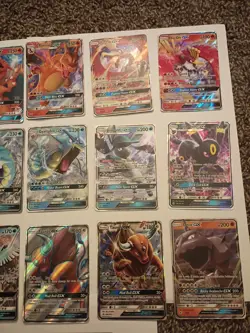 Lot of 21 RARE GX Pokemon cards Charizard Rainbow Ho Oh Gyarados Umbreon & More! - Image 4