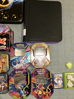 Pokemon TCG Lot Of EMPTY Mini Tins - Tin Lunch Box- Tins- Binders - No Cards - Image 3