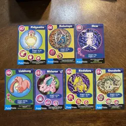 PokeTrivia Pokemon Lot Of 31 Cards Unperforated Burger King Movie Promo - Image 3
