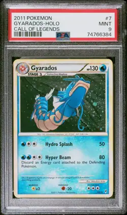 *SWIRL* Call of Legends Gyarados Holo Pokemon Card 7/95 PSA 9 *LOW POP* - Image 1