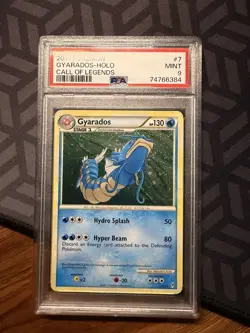 *SWIRL* Call of Legends Gyarados Holo Pokemon Card 7/95 PSA 9 *LOW POP* - Image 4