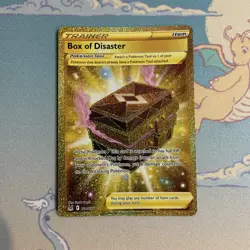 Box Of Disaster Gold Card Lost Origin 214/196 NM Pokemon Card - Image 1