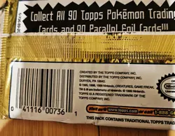 Pokemon Topps Trading Cards TV Animation Edition: Series 1 (1 Sealed Pack) Green - Image 3