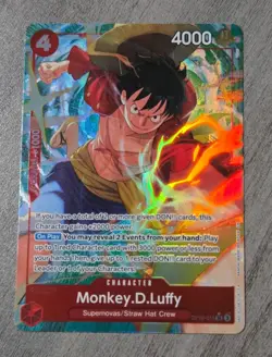 Monkey.D.Luffy (Alternate Art) OP12-015 One Piece Legacy of the Master NM - Image 1