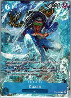 Kuzan (Alternate Art) OP12-043 English Legacy of the Master - One Piece - NM - Image 1