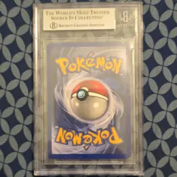Pokemon Base Set Unlimited Alakazam Holo Rare 1/102 English BGS 9 (1999) - Image 2