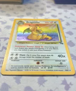 Dragonite 4/62 Fossil Holo unlimited Near Mint! NM base set Pokemon Card TCG - Image 4