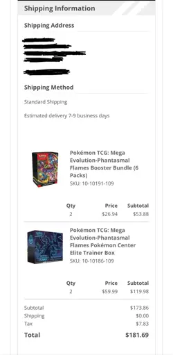Pokemon Center ETB Mega Evolution Phantasmal Flames Elite Trainer Box Confirmed - Image 3