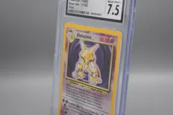 1999 Pokemon Alakazam 1/102 Base Set Holo CGC 7.5 NM+ WOTC Unlimited English - Image 5