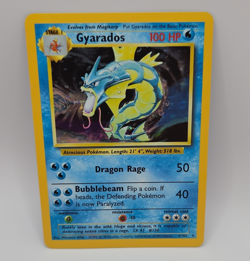 WotC Pokemon TCG Gyarados 6/102 Base Set Holo Rare Unlimited 1999 ENG 100HP - Image 1