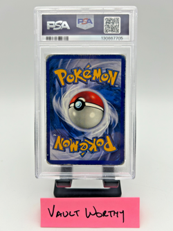 👊 1999 POKEMON BASE SET 1ST EDITION #8 MACHAMP HOLO RARE WOTC CARD - PSA 1 👊 - Image 2