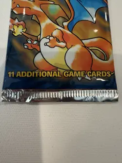 🔥 CHARIZARD 🔥 1999 Pokemon Base Set Unlimited HEAVY Booster Pack +21g - Image 2