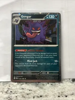 Gengar 050/088 Perfect Order Cosmos Holo Checklane Blister Promos Pokemon TCG NM - Image 1
