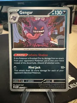 Pokemon TCG Gengar 050/088 Perfect Order Reverse Holo NM - Image 1