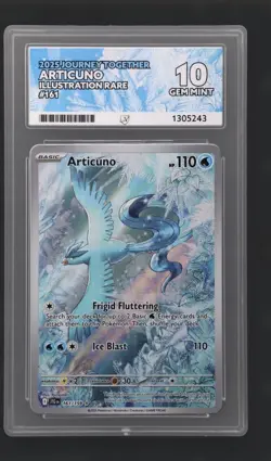 Pokemon TCG Articuno Card Journey Together 161/159 Ace 10 Gem Mint - Image 1