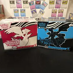 Pokemon Scarlet & Violet Black Bolt & White Flare ETB Elite Trainer Boxes Sealed - Image 1