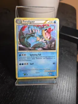 Pokemon TCG Feraligatr Call of Legends 25/95 Regular Rare LP - Image 1