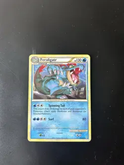 Pokemon TCG Feraligatr Call of Legends 25/95 Regular Rare LP - Image 1
