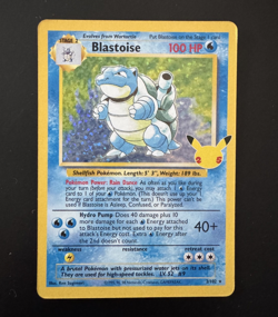 2021 Pokemon Celebrations Classic Collection Blastoise #2/102 Holo Near Mint - Image 4