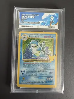 Pokemon TCG Blastoise 2/102 Celebrations Classic Collection Ace 9 MINT - Image 1