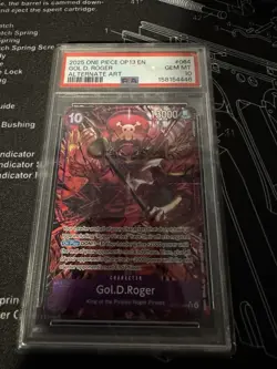 2025 One Piece Carrying on His Will Gol D Roger Alternate Art #064 PSA 10 - Image 1